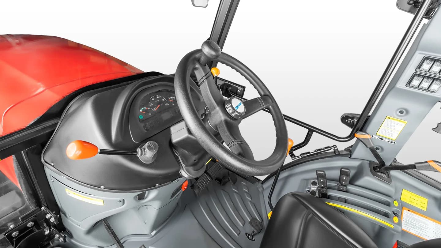 Трактор Solis-Gold | Солис-Голд 60GС A/С 4x4 12+12 Carraro Radial аgri 280-70R18 / 360-70R28 (с ПСМ) — фото 18