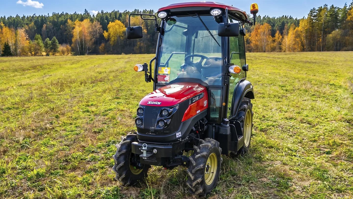 Трактор Solis-Gold | Солис-Голд 26С Mit 4x4 HST Radial agri 7.00-14 / 8.3-24 (с ПСМ) — фото 3