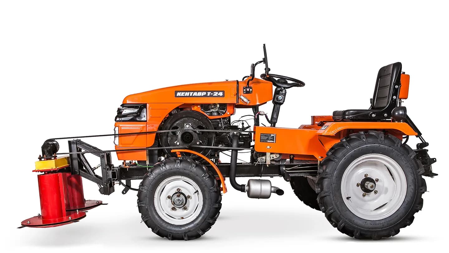 Минитрактор Кентавр Т-4 LITE 6+2 (Toyokawa) STD agri 5,00-12 / 9,50-16 + (фреза/плуг) — фото 36
