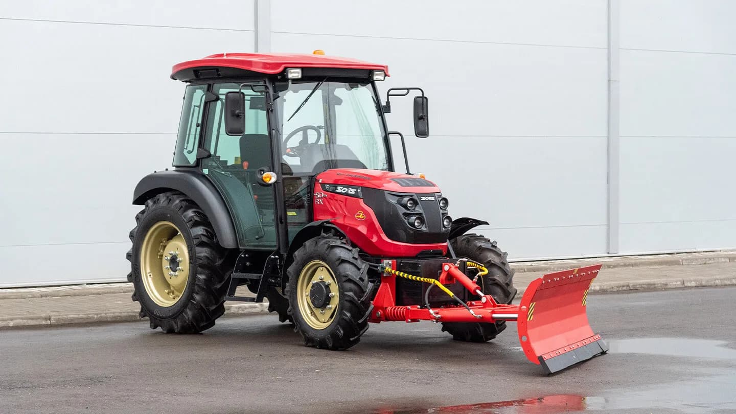 Flagman 5090 SG — гидроповоротный отвал 2,2 м с демпферными пружинами