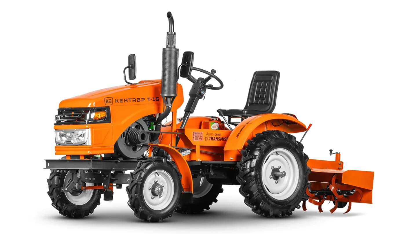 Минитрактор Кентавр Т-5 LITE 6+2 (Toyokawa) STD agri 5,00-12 / 6,50-16 + (фреза/плуг) — фото 28