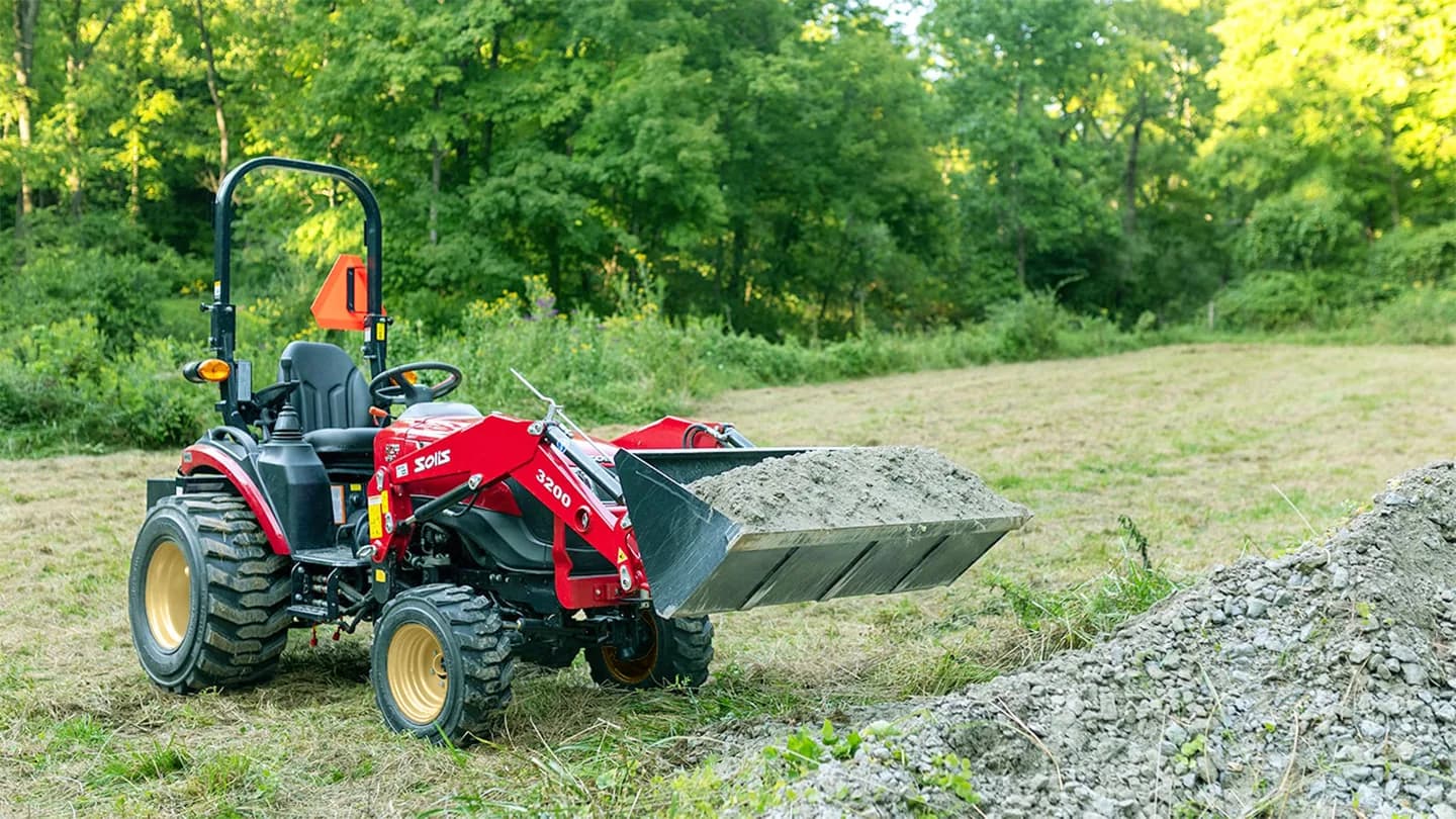 Фронтальный погрузчик Solis | Солис (26 HP 6F+2R) Увеличенный ковш (3RD std bucket)