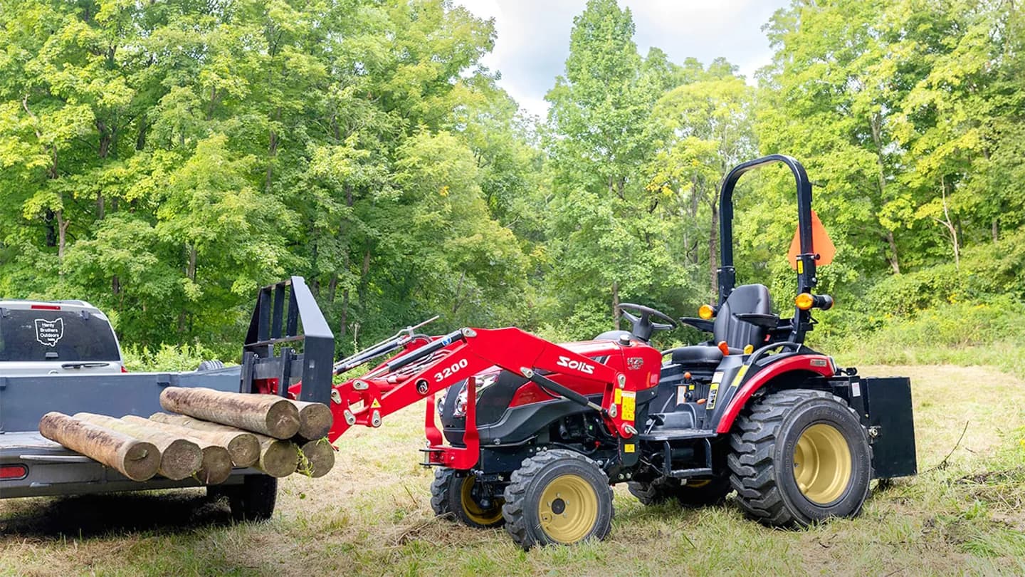 Фронтальный погрузчик Solis | Солис (26 HP 6F+2R) Увеличенный ковш (3RD std bucket)