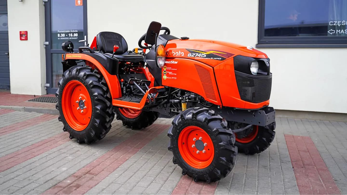 Трактор Kubota | Кубота B2741S 9+3 (Kubota India) STD agri 7.00-12 / 8.3-20 (с ПСМ) — фото 8
