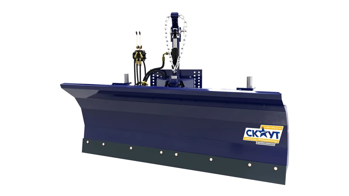 Отвал гидроповоротный SCOUT BX-180 под еврорамку
