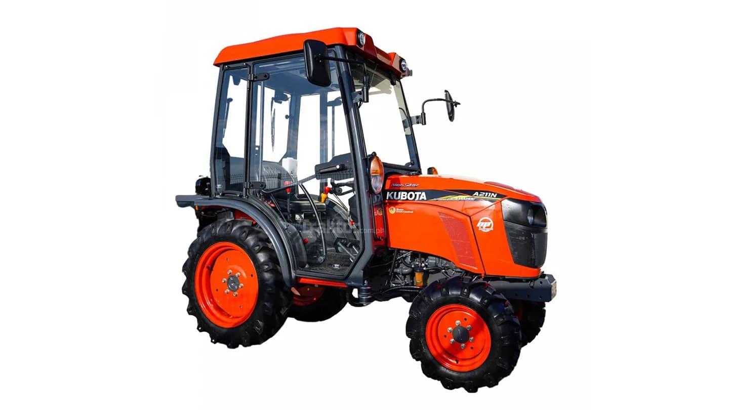 Трактор Kubota | Кубота A211N-OPC 9+3 (Kubota India) STD agri 7.00-12 / 8.3-20 (с ПСМ) — фото 26