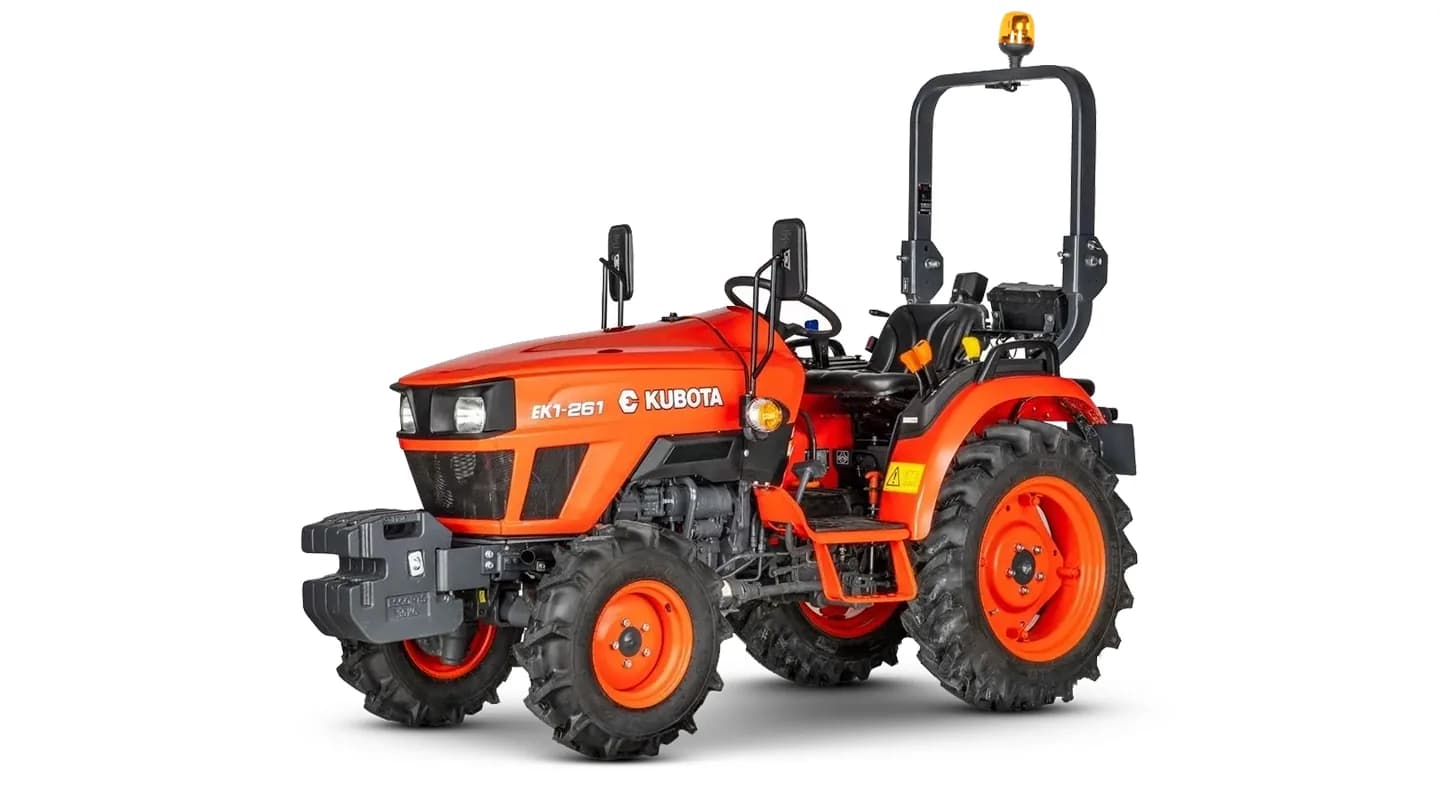 Трактор Kubota | Кубота EK1-261 9+3 (Kubota India) STD agri 6.00-12 / 8.3-20 (с ПСМ) — фото 1