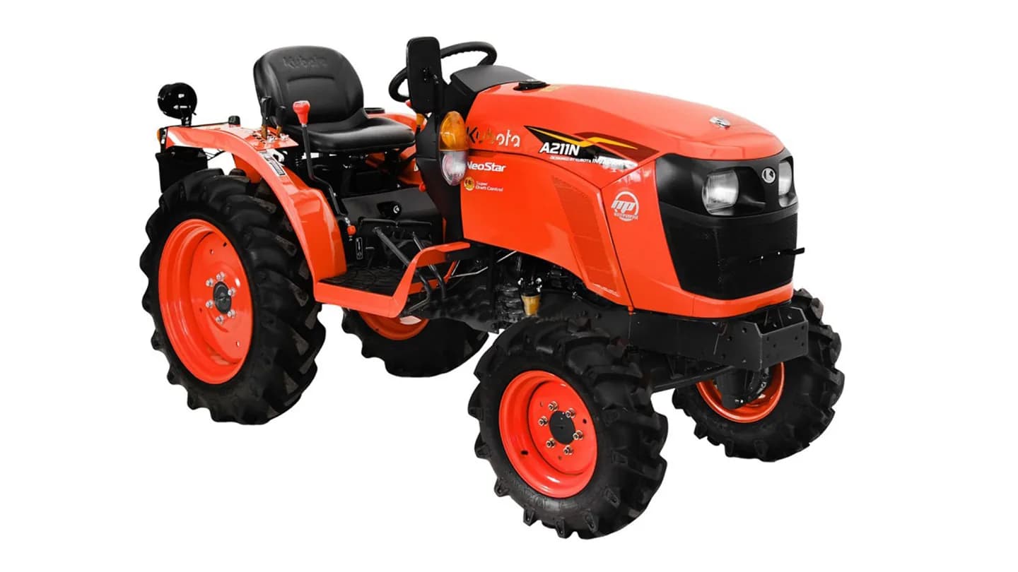 Трактор Kubota | Кубота A211N-OP 9+3 (Kubota India) STD agri 7.00-12 / 8.3-20 (с ПСМ) — фото 26