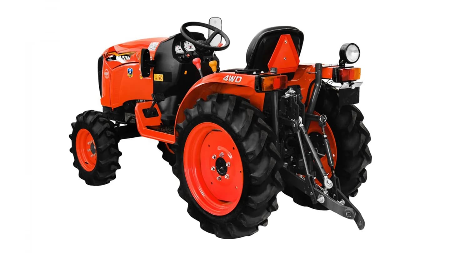 Трактор Kubota | Кубота A211N-OP 9+3 (Kubota India) STD agri 7.00-12 / 8.3-20 (с ПСМ) — фото 23